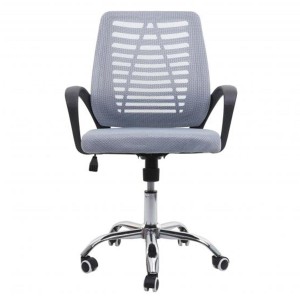 Silla de oficina TAMIA con asiento acolchado, en negro