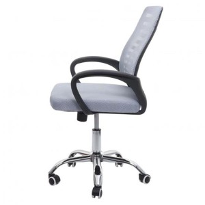 Silla de oficina TAMIA con asiento acolchado, en negro