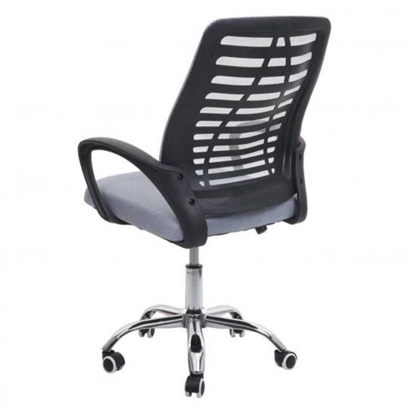 Silla de oficina TAMIA con asiento acolchado, en negro