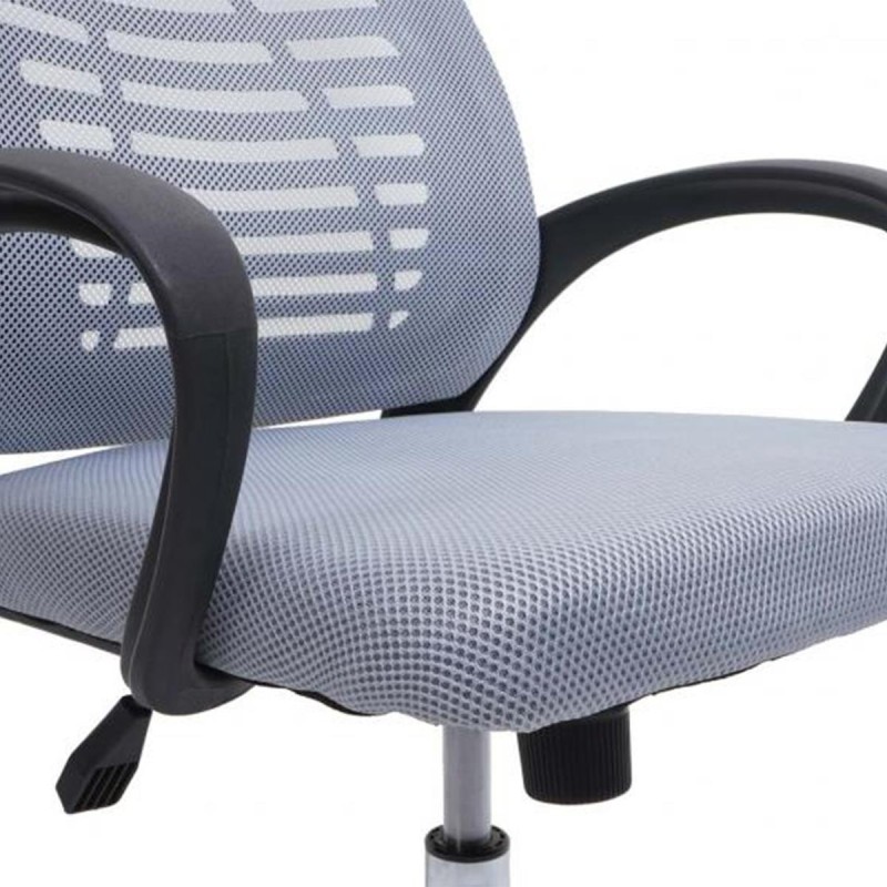 Silla de oficina TAMIA con asiento acolchado, en negro