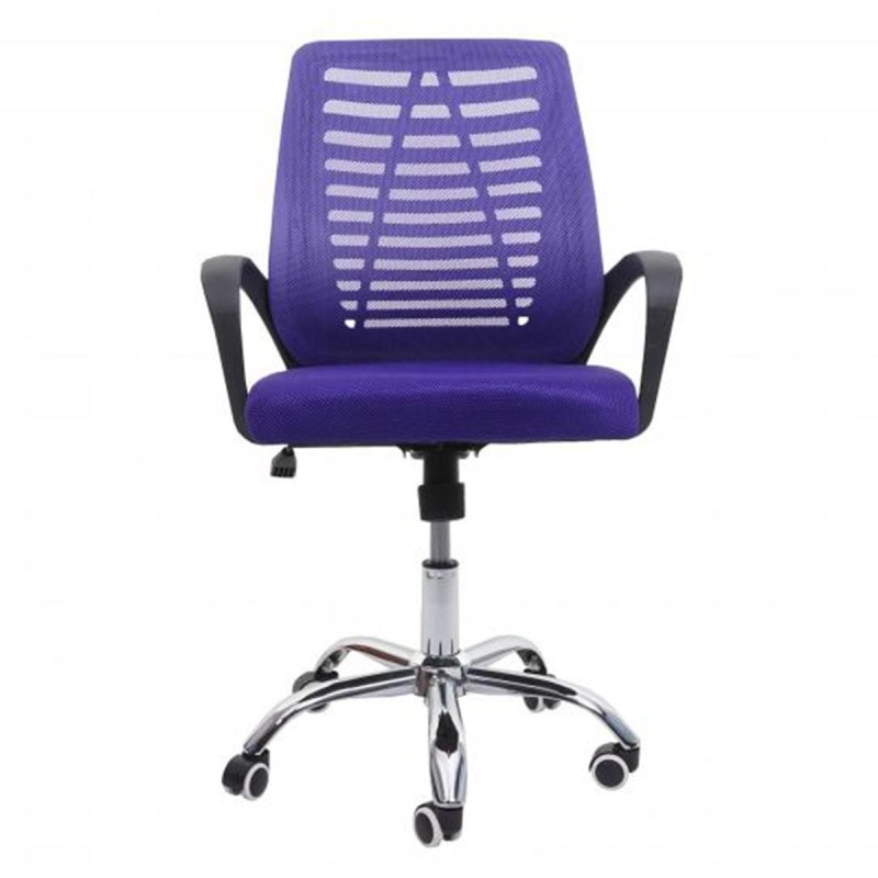 Silla de oficina TAMIA con asiento acolchado, en negro