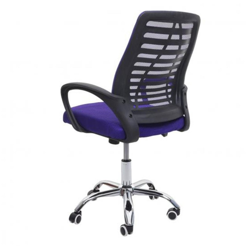 Silla de oficina TAMIA con asiento acolchado, en negro
