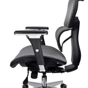 Sila de oficina ergonómica VICTORY PRO, uso profesional 8h, negro