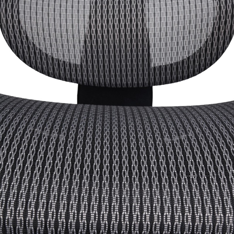 Sila de oficina ergonómica VICTORY PRO, uso profesional 8h, negro