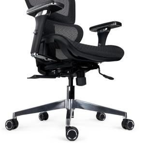 Sila de oficina ergonómica VICTORY PRO, uso profesional 8h, negro