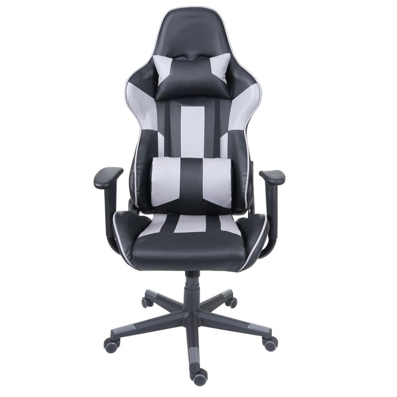 Silla Gaming CAMTON en Piel Negro