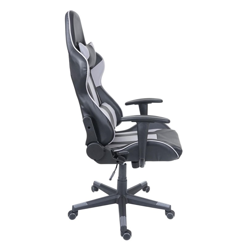 Silla Gaming CAMTON en Piel Negro