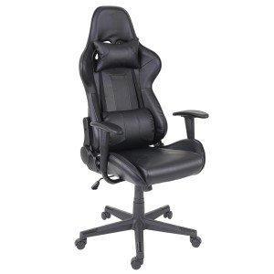 Silla Gaming CAMTON en Piel Negro