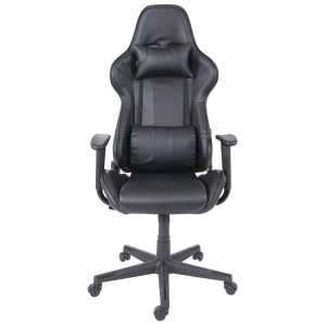 Silla Gaming CAMTON en Piel Negro