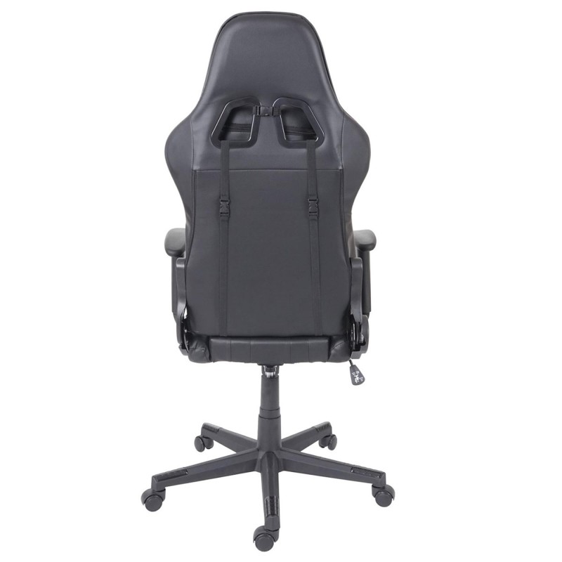 Silla Gaming CAMTON en Piel Negro