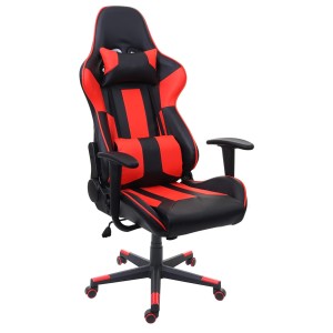 Silla Gaming CAMTON en Piel Negro