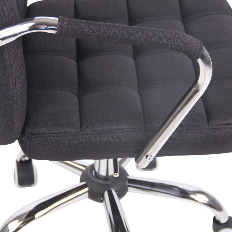 Silla de Oficina BOLTON TELA color Negro