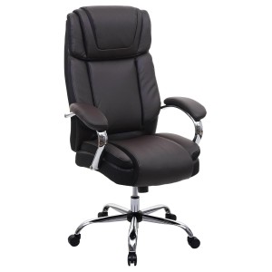 Sillón de Oficina KELTY en Piel color Crema