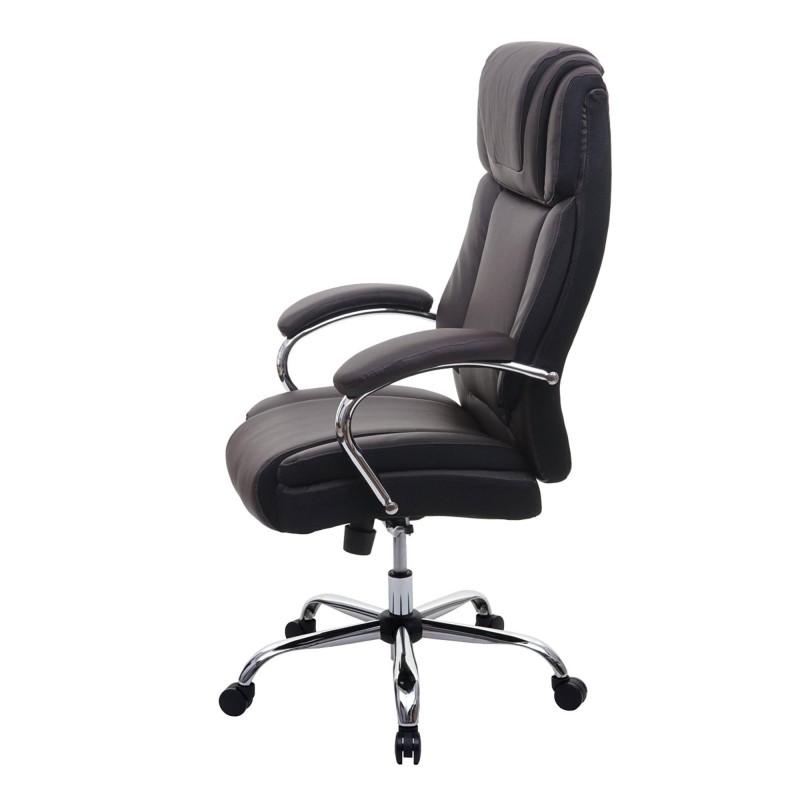 Sillón de Oficina KELTY en Piel color Crema