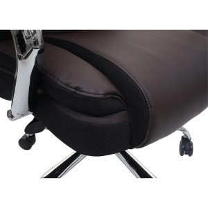 Sillón de Oficina KELTY en Piel color Crema