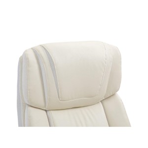 Sillón de Oficina KELTY en Piel color Crema