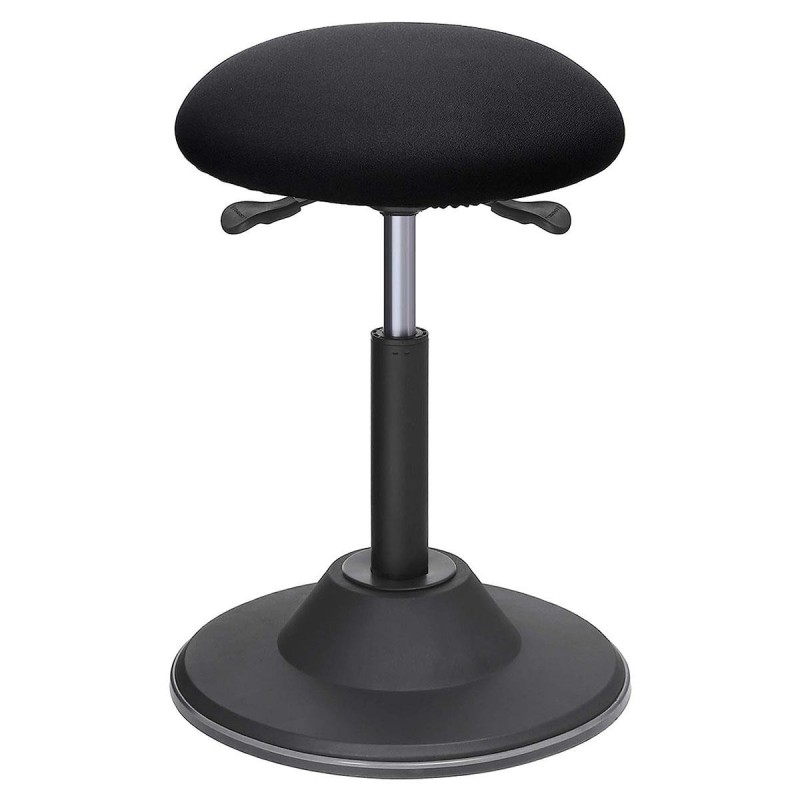 Taburete de Trabajo PONY, Asiento de Tela color Negro