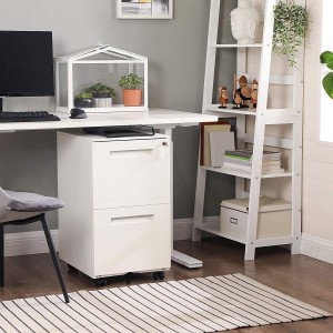 Archivador con Ruedas naker, en metal, color Blanco