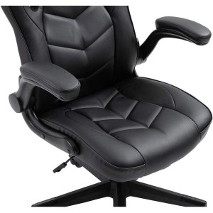 Silla Gaming MAX en Piel color Negro