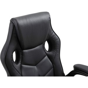 Silla Gaming MAX en Piel color Negro