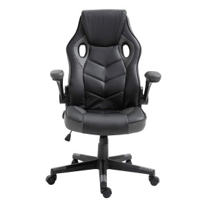 Silla Gaming MAX en Piel color Negro