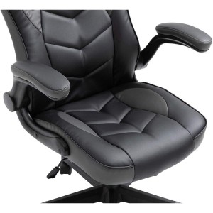 Silla Gaming MAX en Piel color Negro