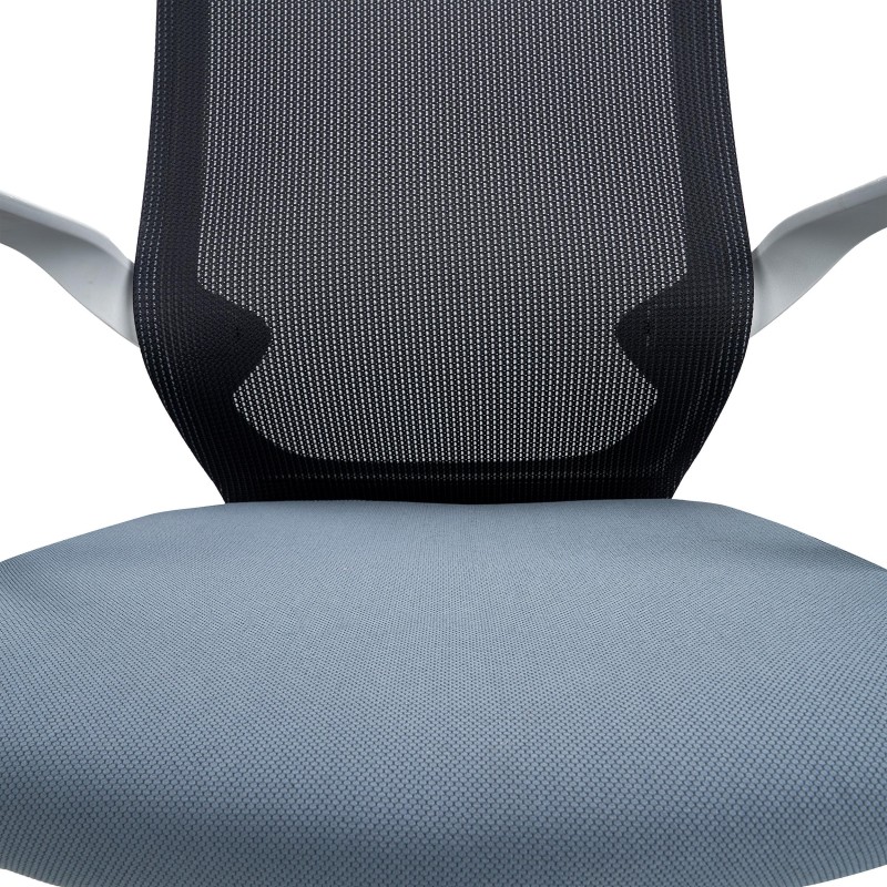 Silla de Oficina SINTRA, respaldo de malla transpirable, En Negro