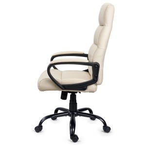 Sillón de Oficina HUGO en Piel Negra