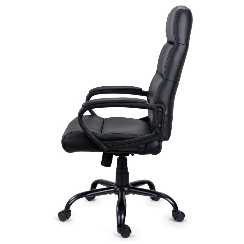 Sillón de Oficina HUGO en Piel Negra