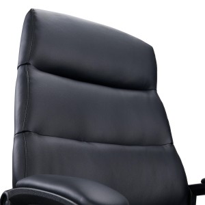 Sillón de Oficina HUGO en Piel Negra