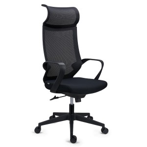 Silla de Oficina SINTRA, con reposacabezas, En Negro