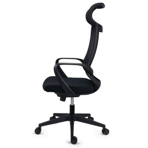 Silla de Oficina SINTRA, con reposacabezas, En Negro