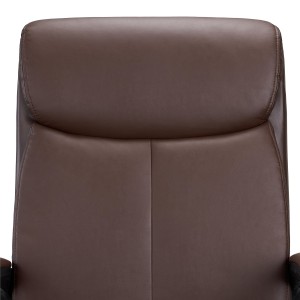 Sillón de Oficina COSMO en Piel Negra