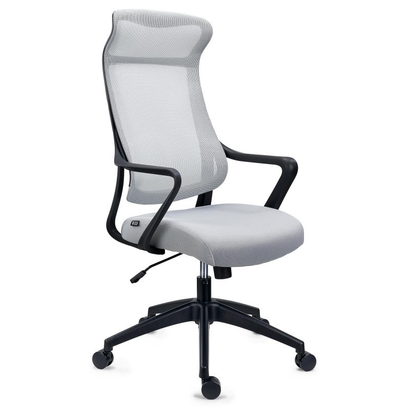 Silla de Oficina VIRGO, Reposacabezas integrado, En Negro