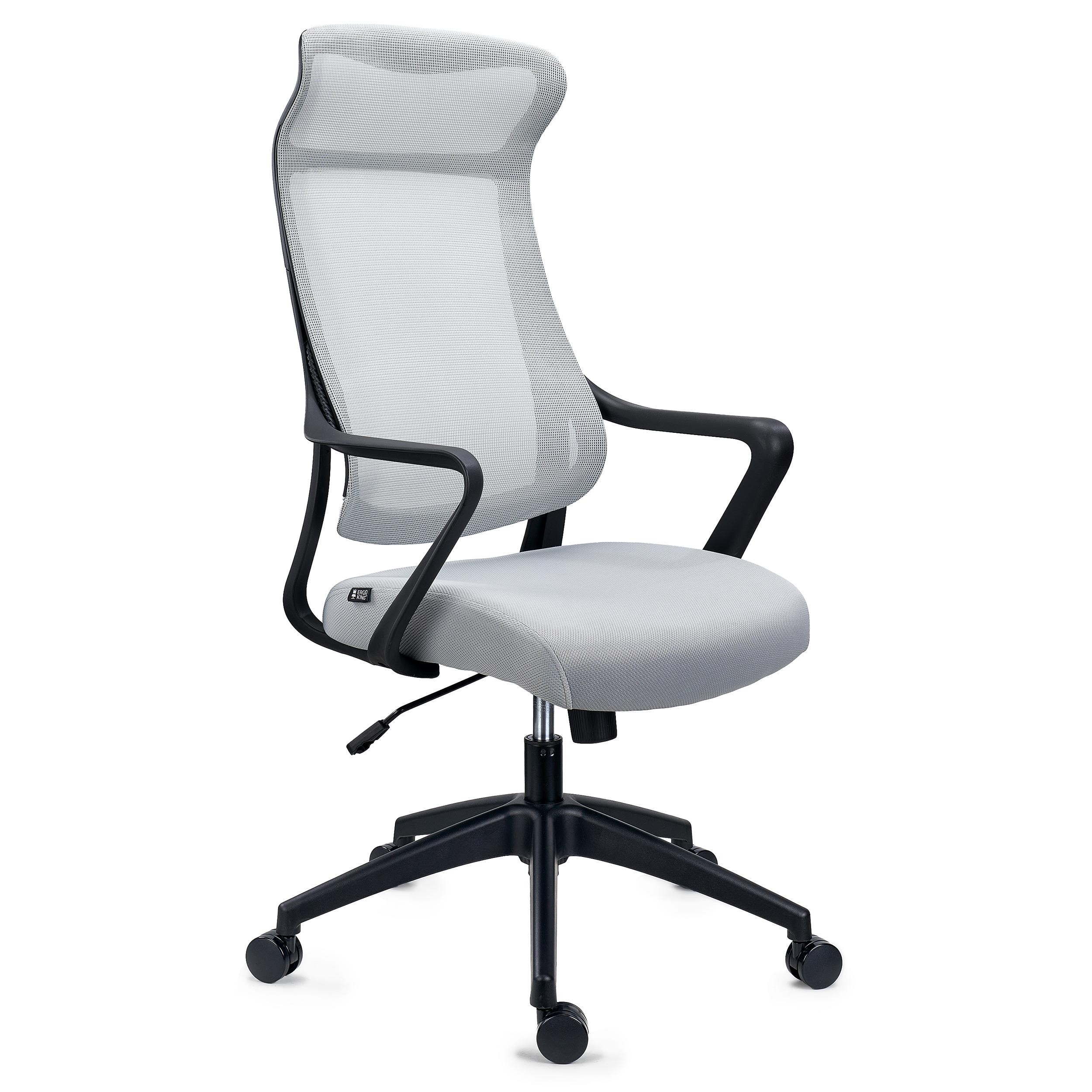 Silla de Oficina VIRGO, Reposacabezas Integrado, Respaldo Basculante, En Negro
