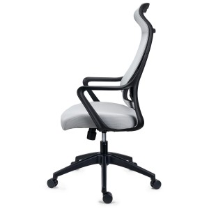 Silla de Oficina VIRGO, Reposacabezas integrado, En Negro