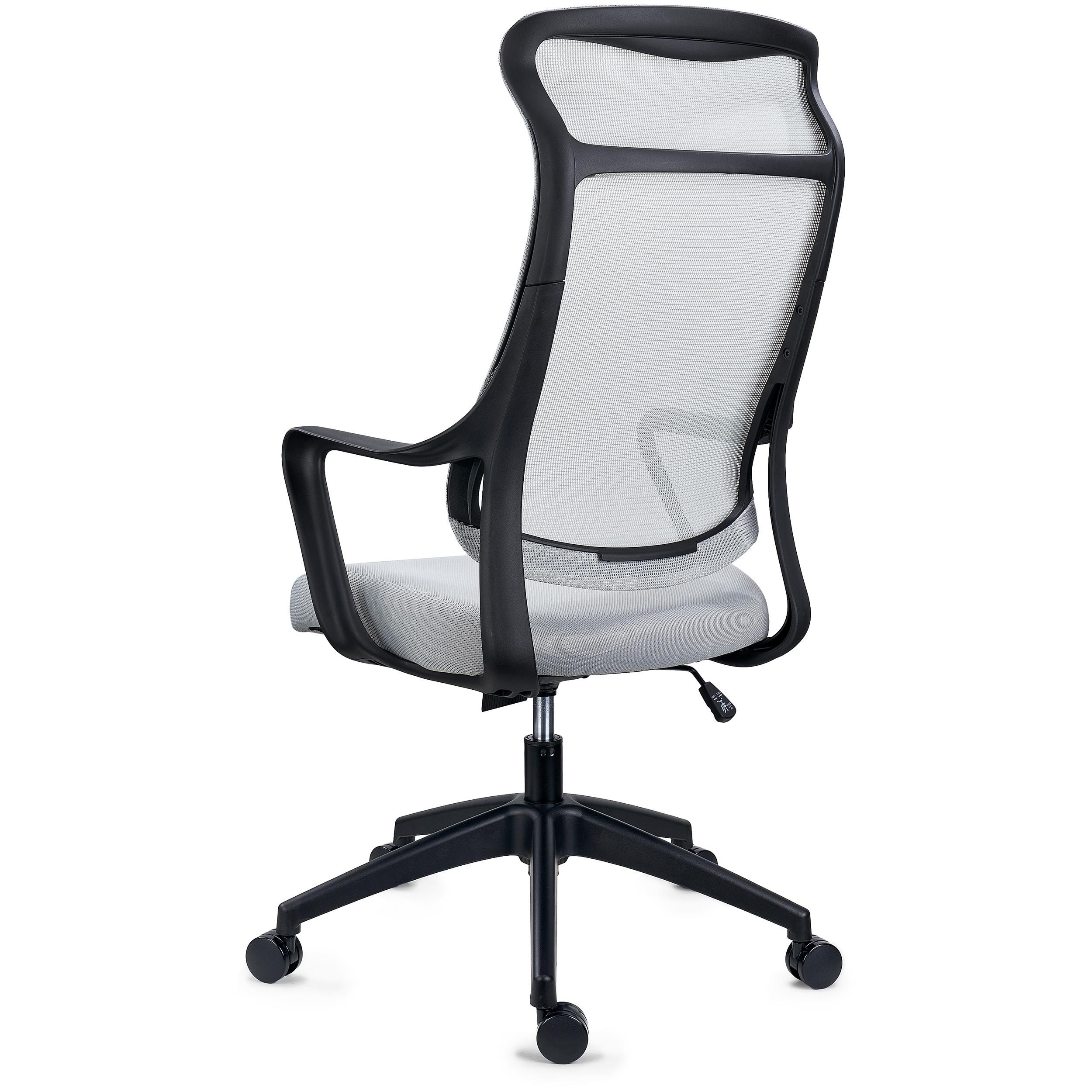 Silla de Oficina VIRGO, Reposacabezas Integrado, Respaldo Basculante, En Negro