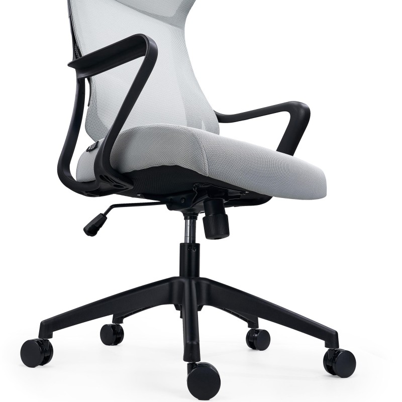 Silla de Oficina VIRGO, Reposacabezas integrado, En Negro