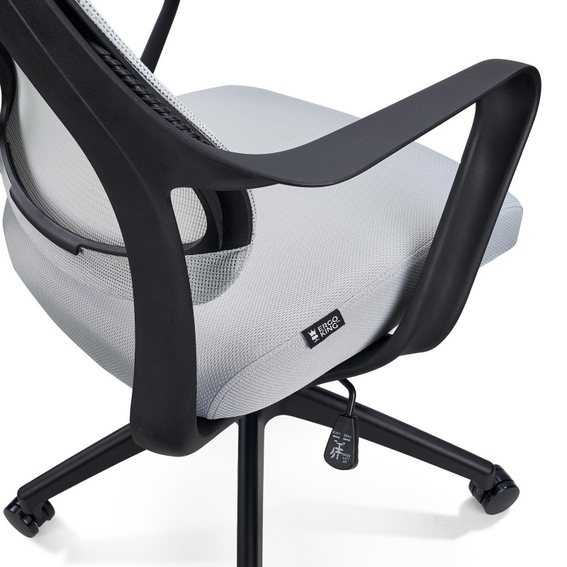 Silla de Oficina VIRGO, Reposacabezas integrado, En Negro