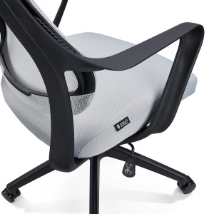 Silla de Oficina VIRGO, Reposacabezas integrado, En Negro