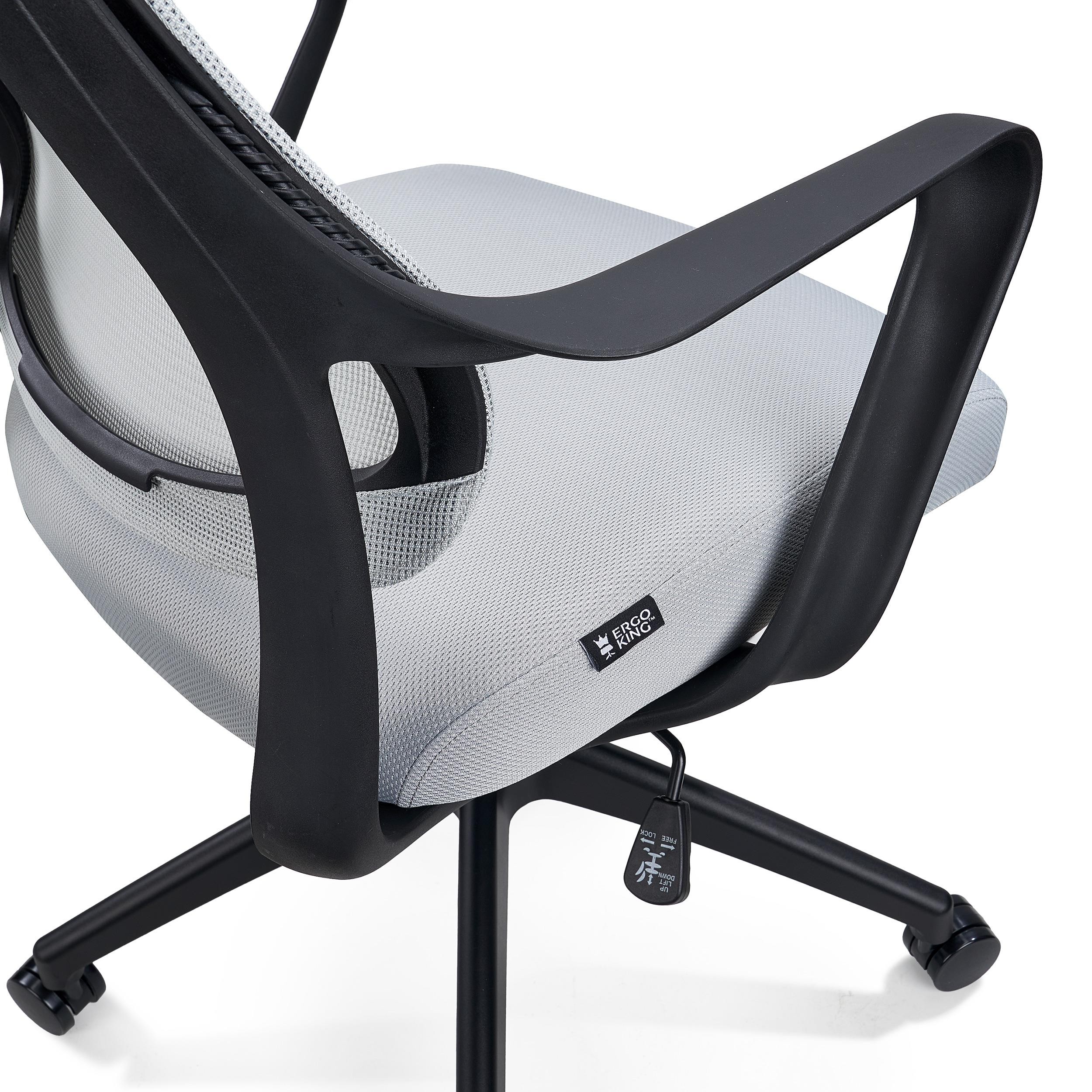 Silla de Oficina VIRGO, Reposacabezas Integrado, Respaldo Basculante, En Negro