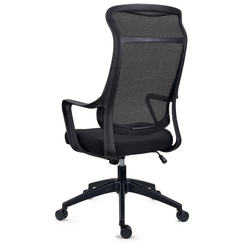 Silla de Oficina VIRGO, Reposacabezas integrado, En Negro