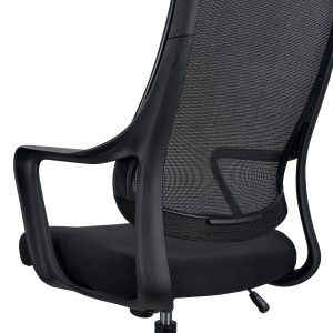 Silla de Oficina VIRGO, Reposacabezas integrado, En Negro