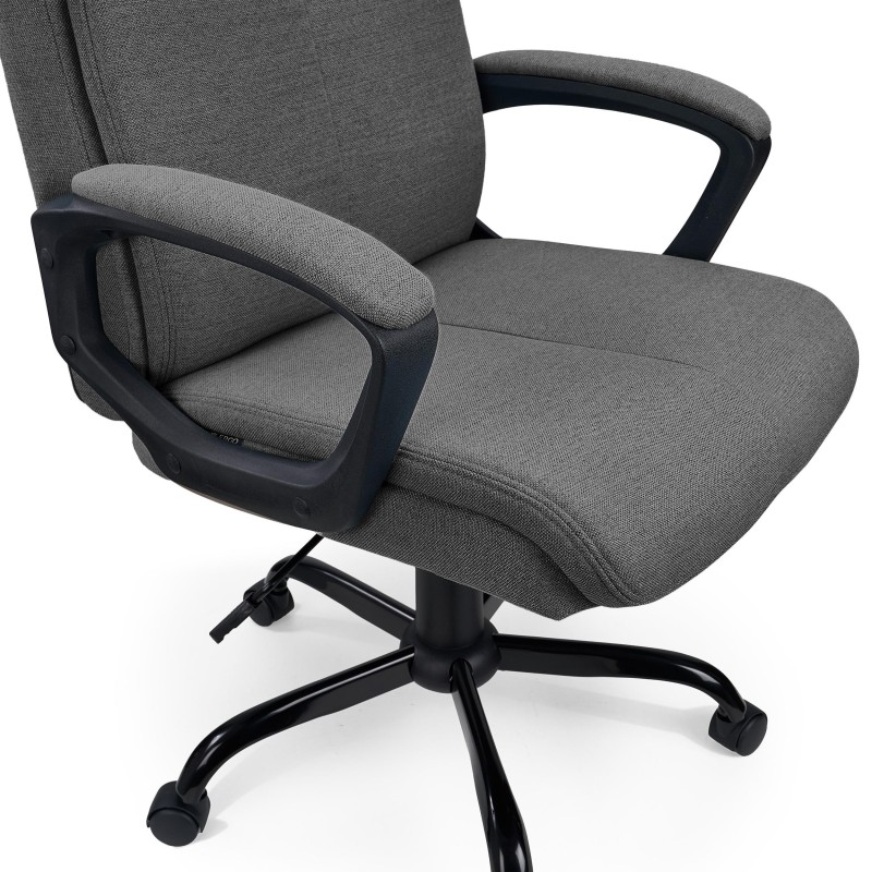 Sillón de Oficina COSMO en Tela Gris