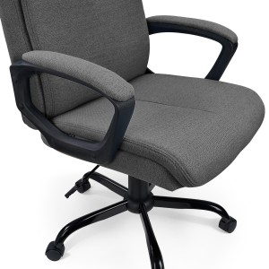 Sillón de Oficina COSMO en Tela Gris