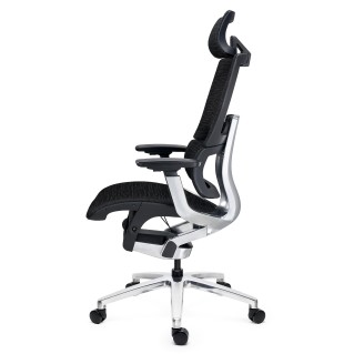 Silla Ergonómica ERGOPLUS, Reposacabezas, Estructura Metal, Negro 2