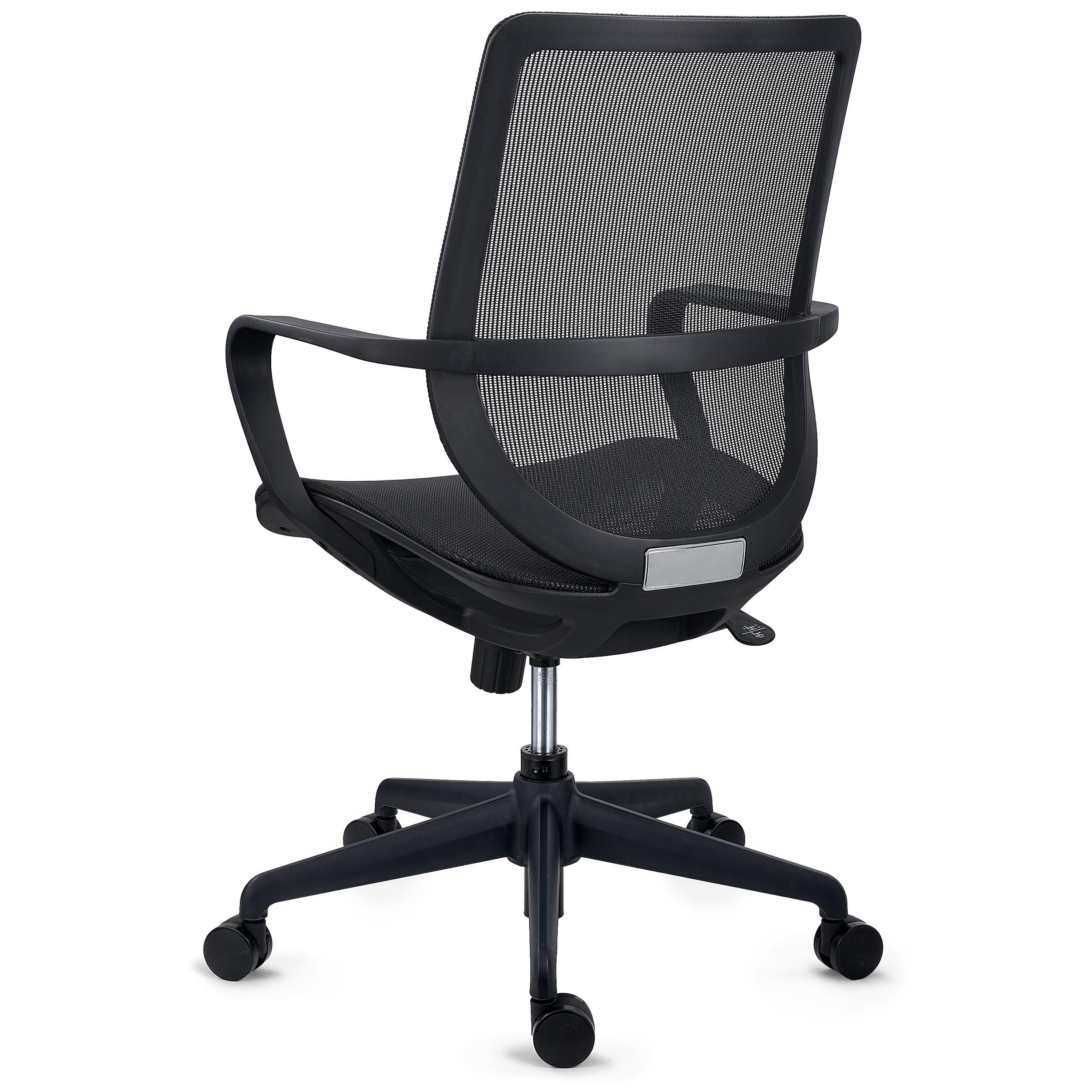 Silla ergonómica PACIFIC, Diseño Moderno, Uso 8H, Malla Transpirable, En Negro
