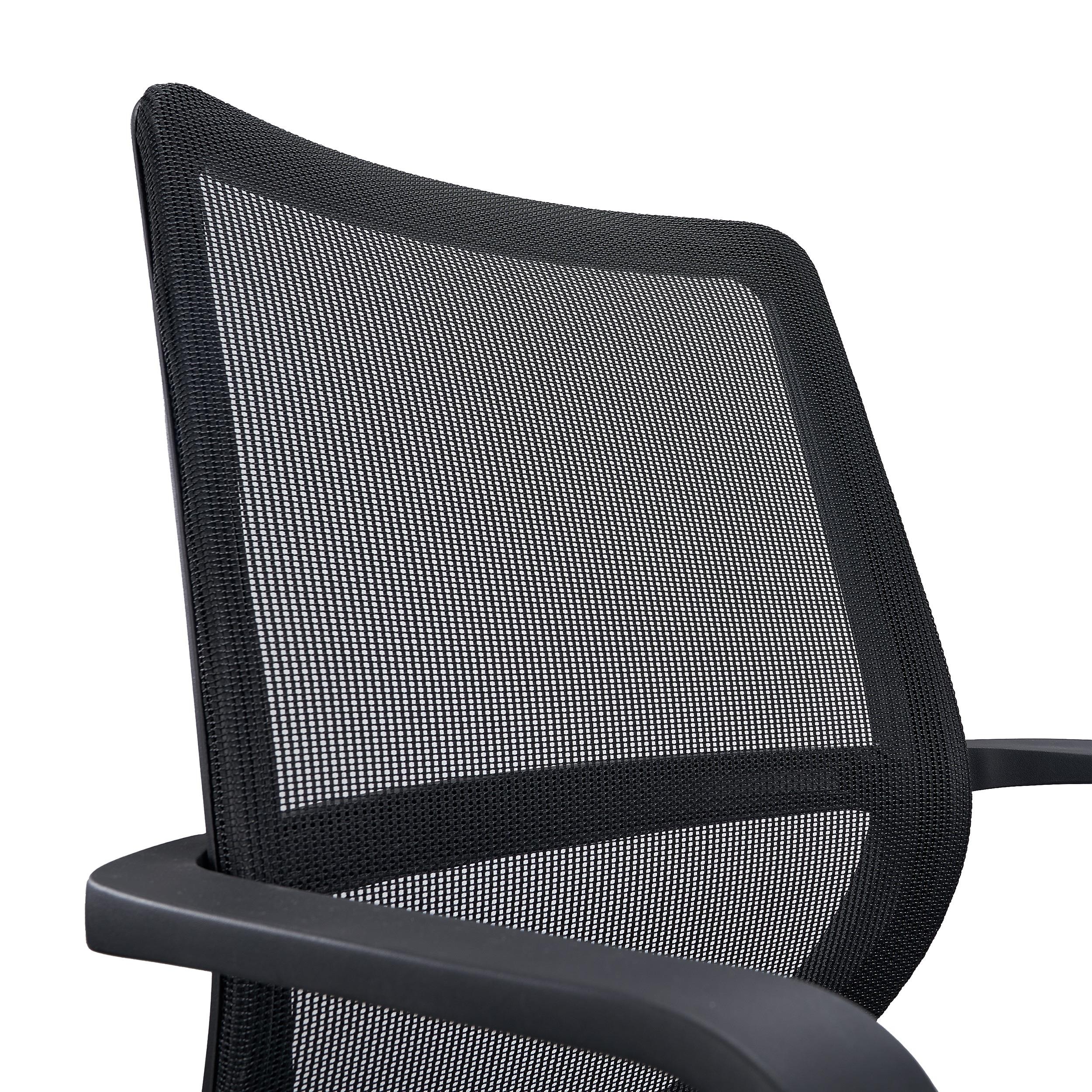 Silla ergonómica PACIFIC, Diseño Moderno, Uso 8H, Malla Transpirable, En Negro