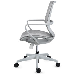 Silla de Oficina PACIFIC, asiento y respaldo en malla transpirable, en negro