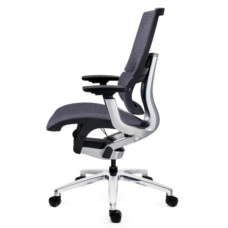 Silla Ergonómica ERGOPLUS, Premium, Estructura Metal, Malla Negra